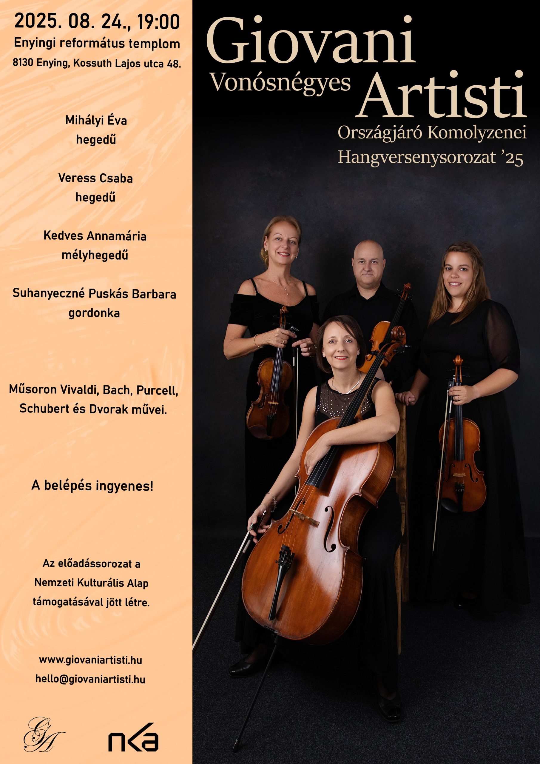 2025. augusztus 24., 19:00 – Enying