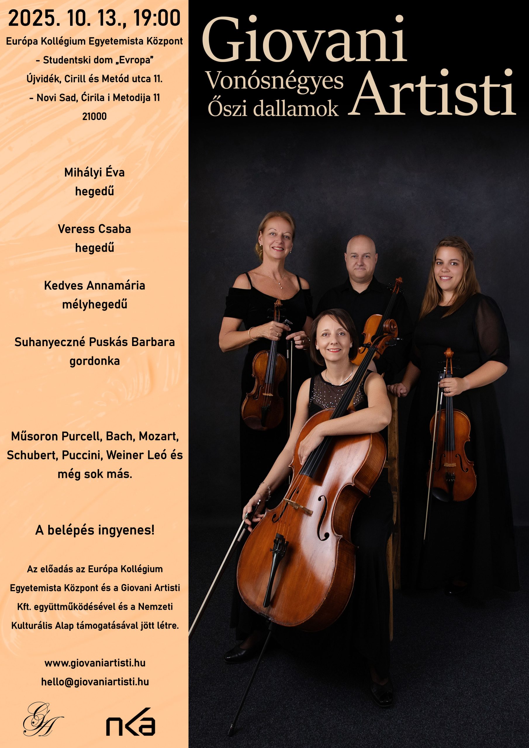 2025. november 13., 19:00 – Újvidék